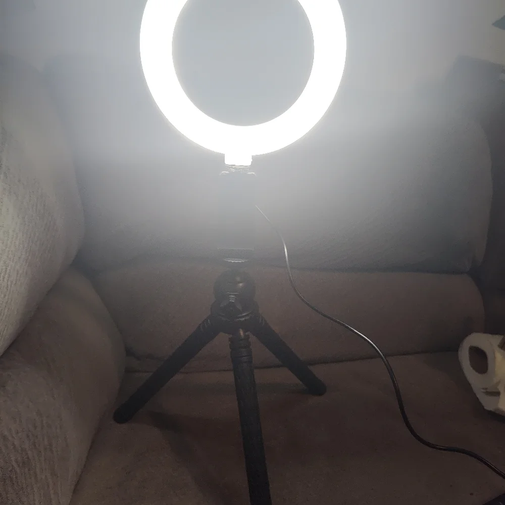 Sunpak 6'' Ring 42'' Height Portable Vlogging Kit for Smartphones and iphones